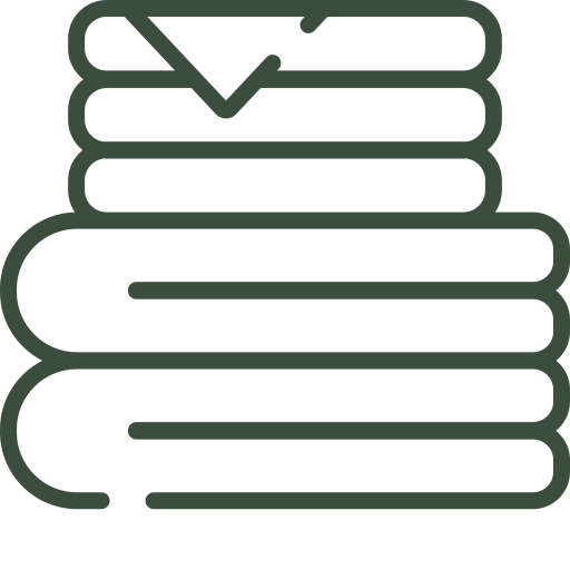 Linge de bain fourni